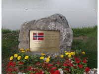 Norwagian Ambassador's peace inscription